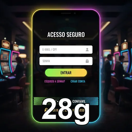 Acesso móvel ao 28g com login prático