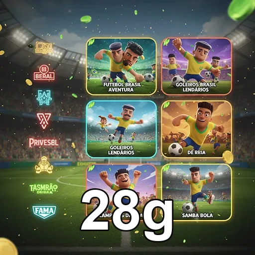 Celular com 28g aberto em acesso rápido na plataforma